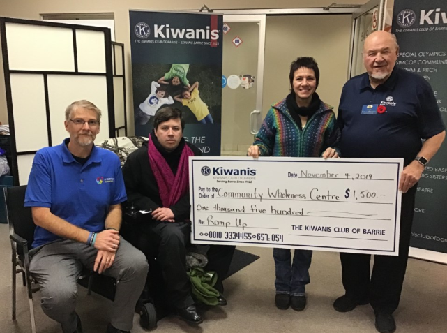 Kiwanis Stop Gap Donation